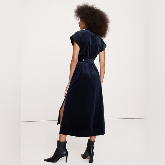 NWT! Banana Republic Corduroy Midi Shirt Dress🎭 - Picture 5 of 6